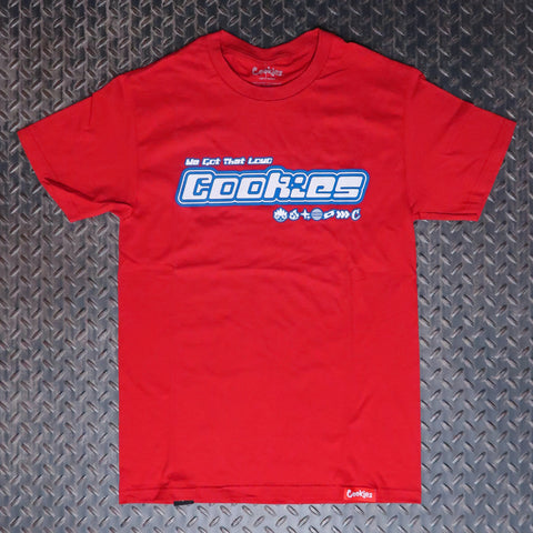 Cookies Cookies 2000 T-Shirt Red CM241TSP33