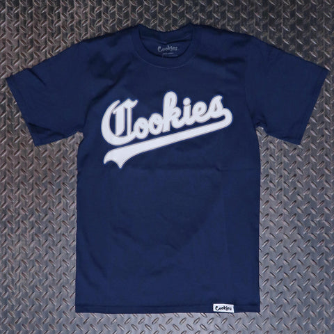 Cookies Ivy League T-Shirt Navy CM241TSP98