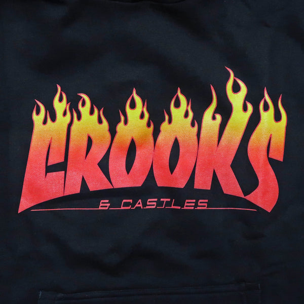 Crooks & Castles Flame Logo Hoodie