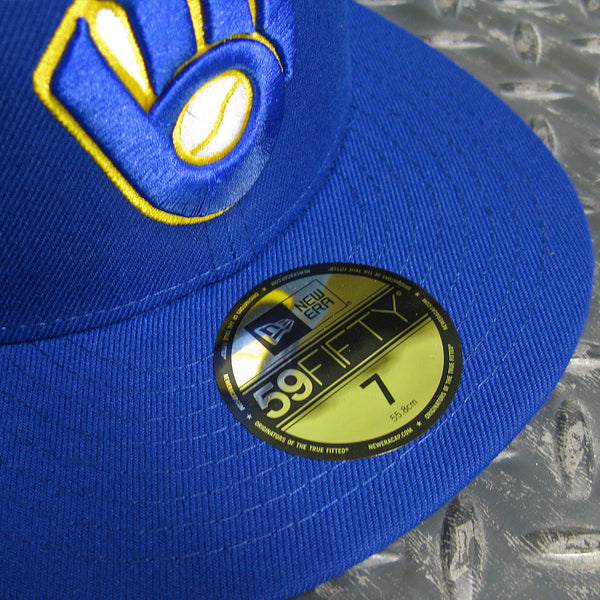 New Era Milwaukee Brewers MLB On-Field Authentic Collection 59FIFTY Fitted Hat 70361064