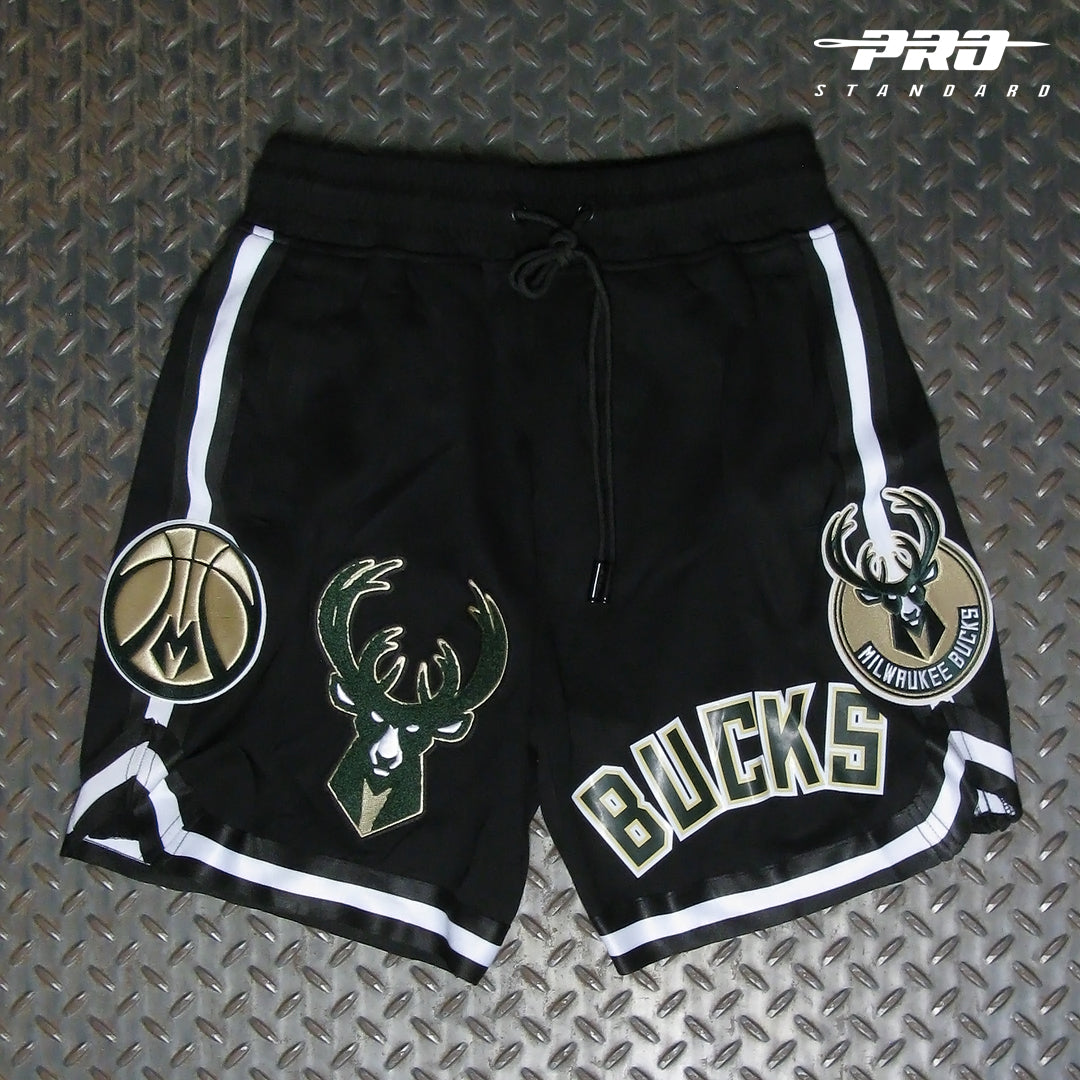 Pro Standard NBA Milwaukee Bucks Pro Team Black Men's Shorts BMB351910-BLK - M