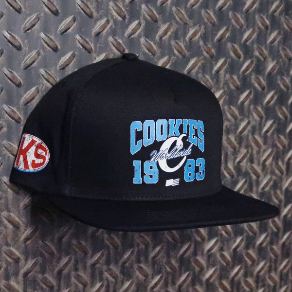 Cookies Champions Only 5 Panel High Crown Snapback Black CM261XSH07