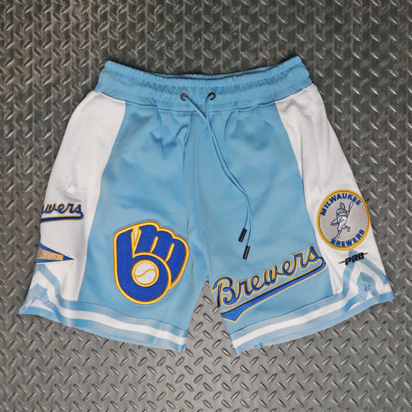Pro Standard Milwaukee Brewers  Retro Classic Short Blue White LMB336564