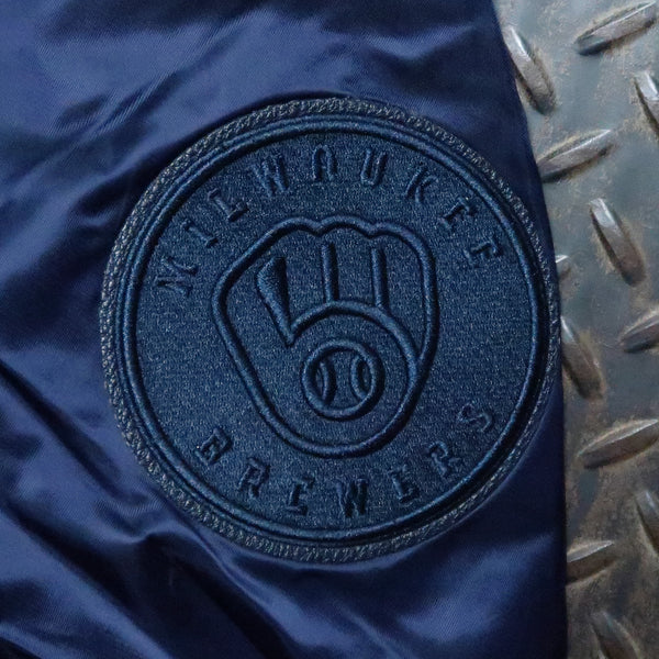 Pro Standard Milwaukee Brewers Triple Tonal Satin Jacket