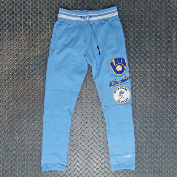 Pro Standard Milwaukee Brewers Retro Classic Sweatpant Blue LMB436566