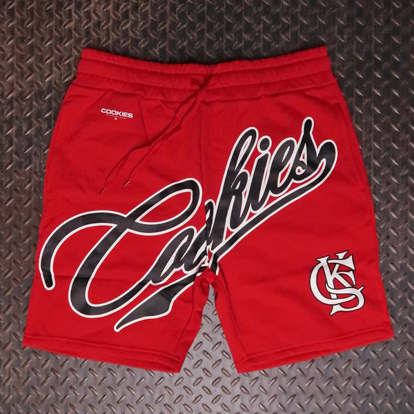 Cookies Intermurals Sweatshort Red CM262BKS02