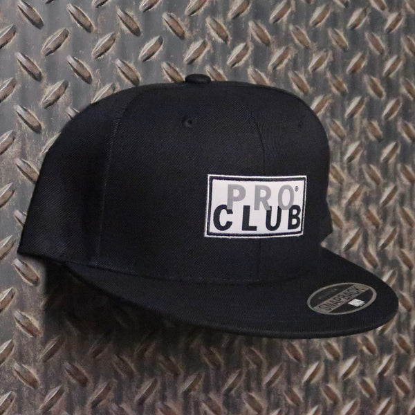 Pro Club Logo Snapback Hat Black 184SL1