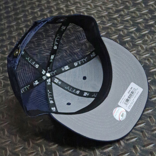 New Era Milwaukee Brewers Low Profile 9FIFTY Snapback Trucker