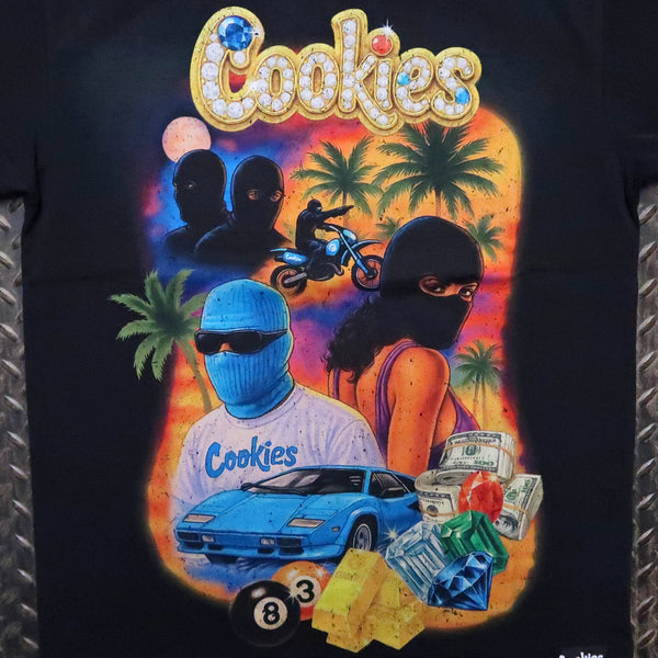 Cookies New Money Obsessed Oversized Drop Shoulder Knit T-Shirt