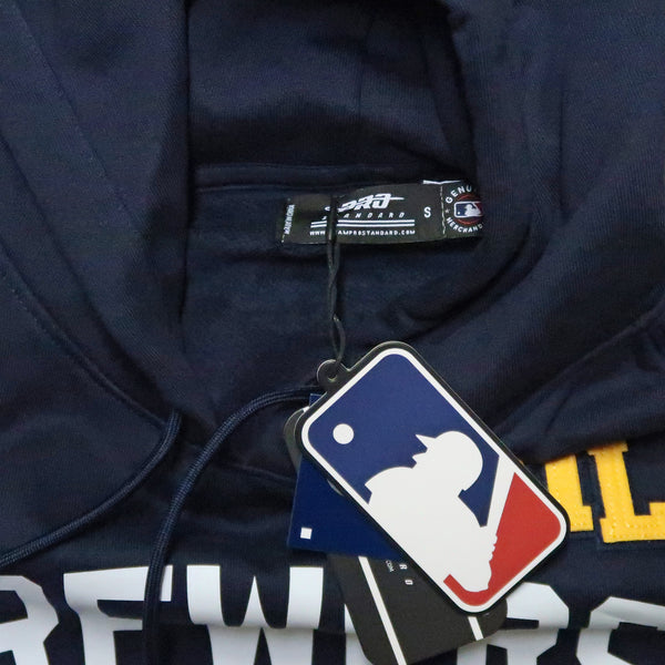 Pro Standard Milwaukee Brewers Letterman Rib Hoodie