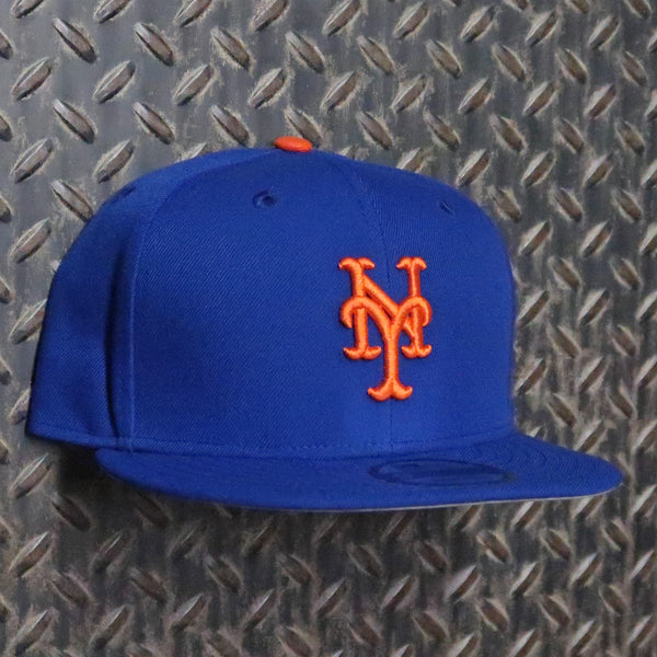 New Era New York Mets 9FIFTY Snapback Hat Blue Orange 11591027