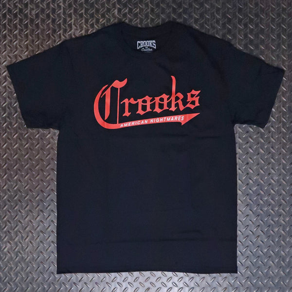 Crooks & Castles American Nightmares T-Shirt Black 6C27003