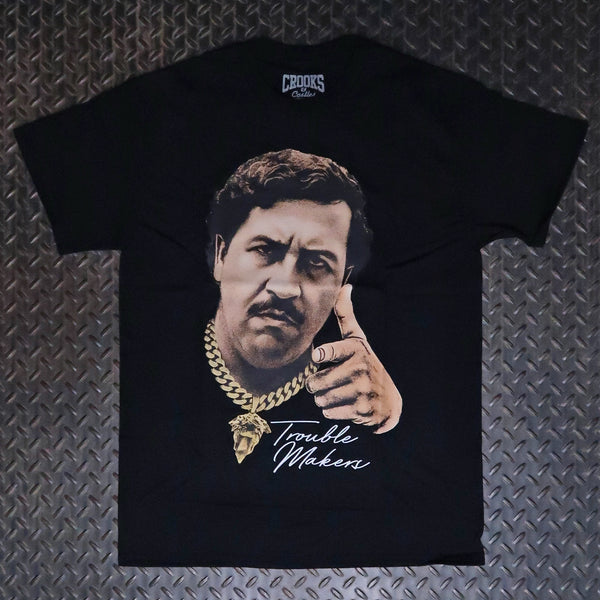 Crooks & Castles Trouble Makers Club T-Shirt Black 6C27002