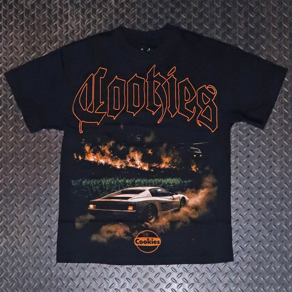 Cookies Burning Field Premium T-Shirt Black CM263TSP11
