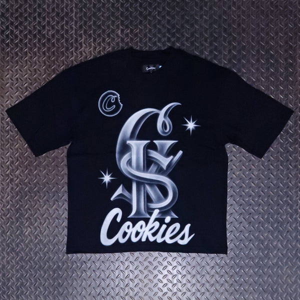 Cookies Draft Day Oversized Knit T-Shirt Black CM23KST02