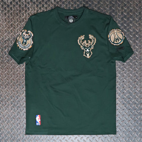 Pro Standard Milwaukee Bucks Animal Print T-Shirt BMB1513855-FOR