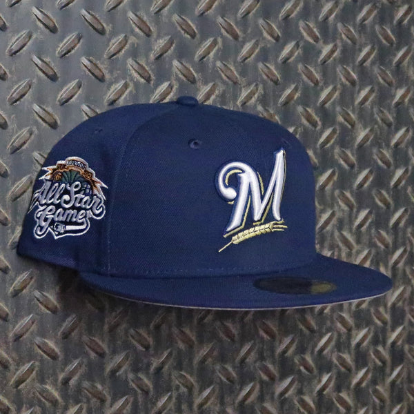 New Era Milwaukee Brewers All-Star Game 2002 59FIFTY Fitted Hat Navy 60873556