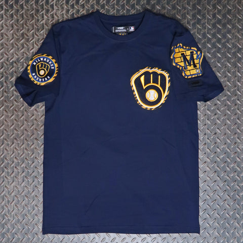 Pro Standard Milwaukee Brewers Animal Print T-Shirt LMB1312708-MDN