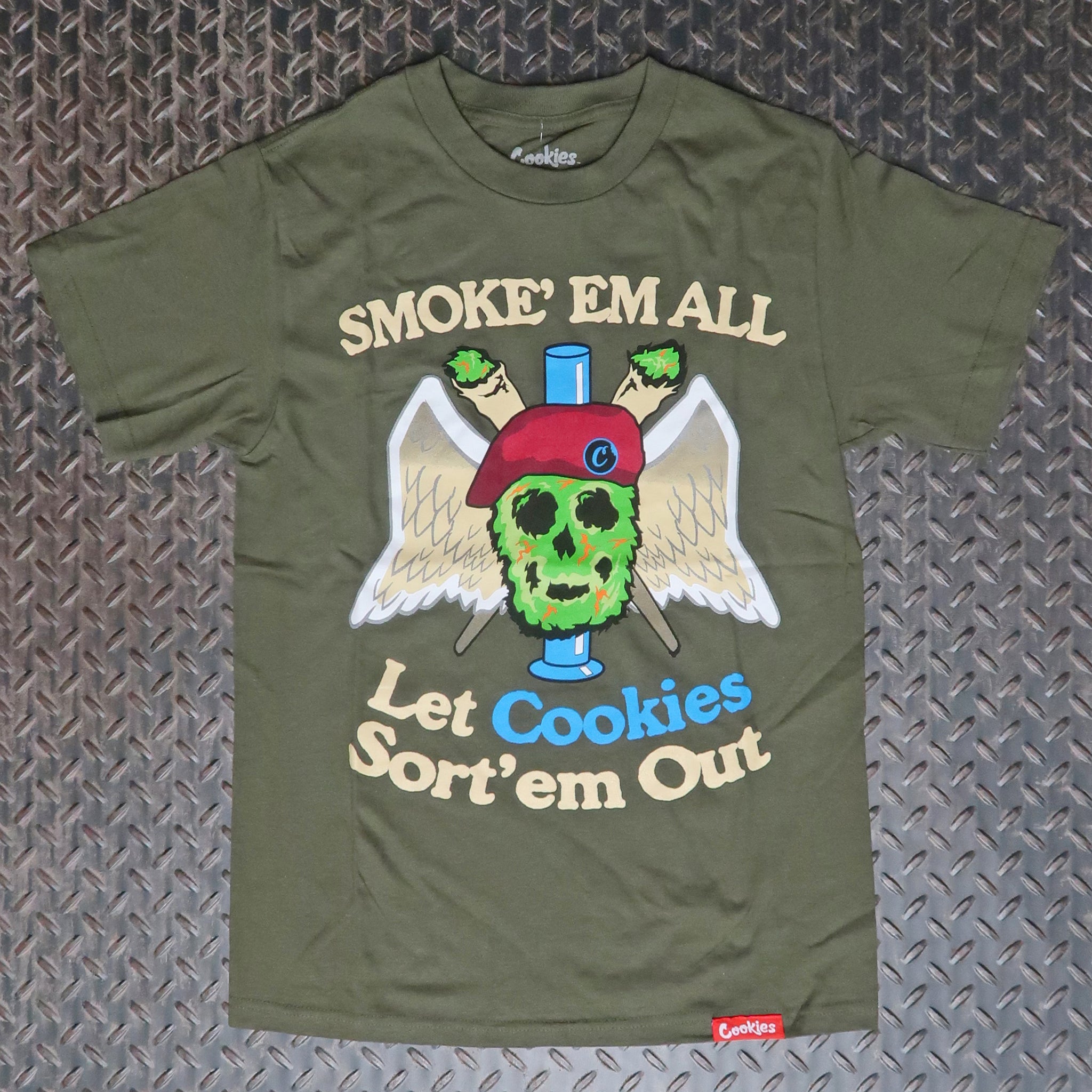Cookies Smoke Em All T-Shirt CM234TSP69