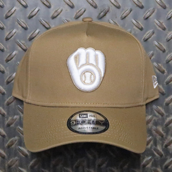 New Era Milwaukee Brewers Ball & Glove 9FORTY A-Frame Snapback