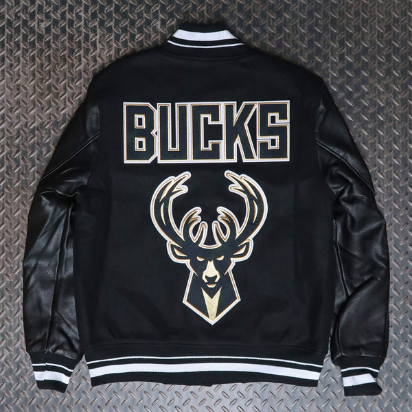 Pro Standard Milwaukee Bucks Pro Prep Varsity Jacket