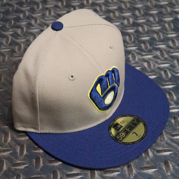 New Era Milwaukee Brewers Ball & Glove 2Tone 59FIFTY Fitted