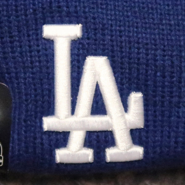 New Era Los Angeles Dodgers Knit Pom Beanie