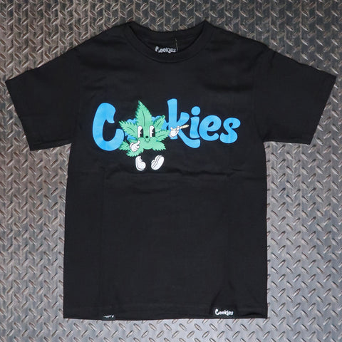 Cookies Weed Cartoon T-Shirt Black CM241TSP73