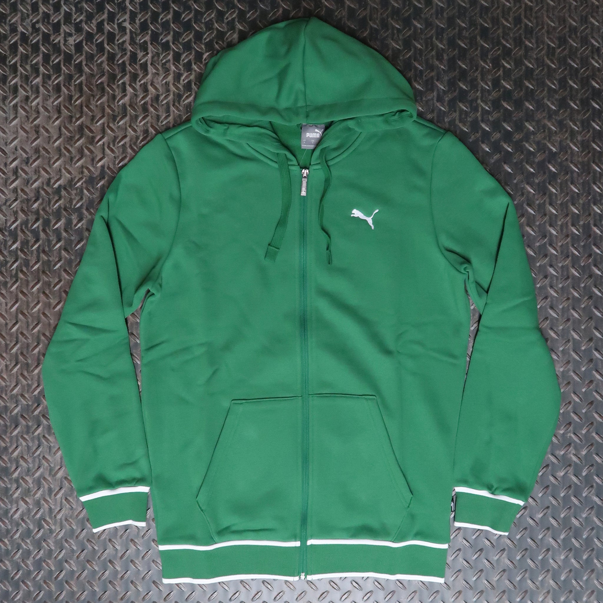 PUMA Vintage Sport Zip Hoodie Green 68166286