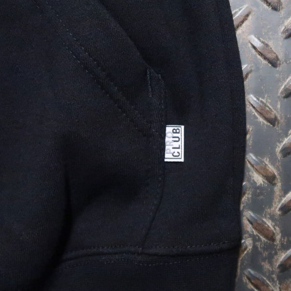Pro Club Heavyweight Embroidered Logo Hoodie