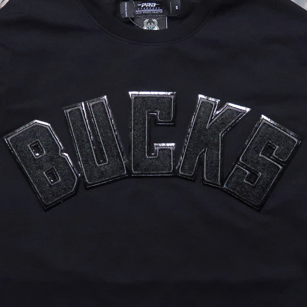 Pro Standard Milwaukee Bucks Triple Black Pro Team T-Shirt