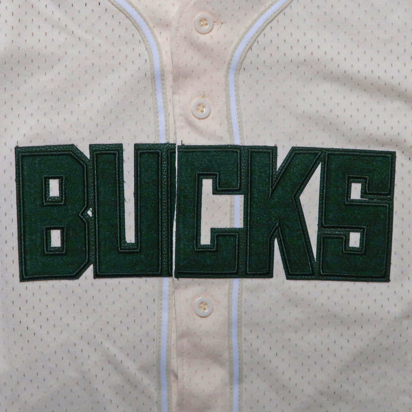 Pro Standard Milwaukee Bucks Triple Tonal Mesh Baseball Jersey