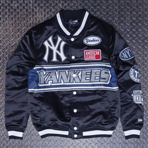 New Era New York Yankees Rally Driver Jacket Black 60504183