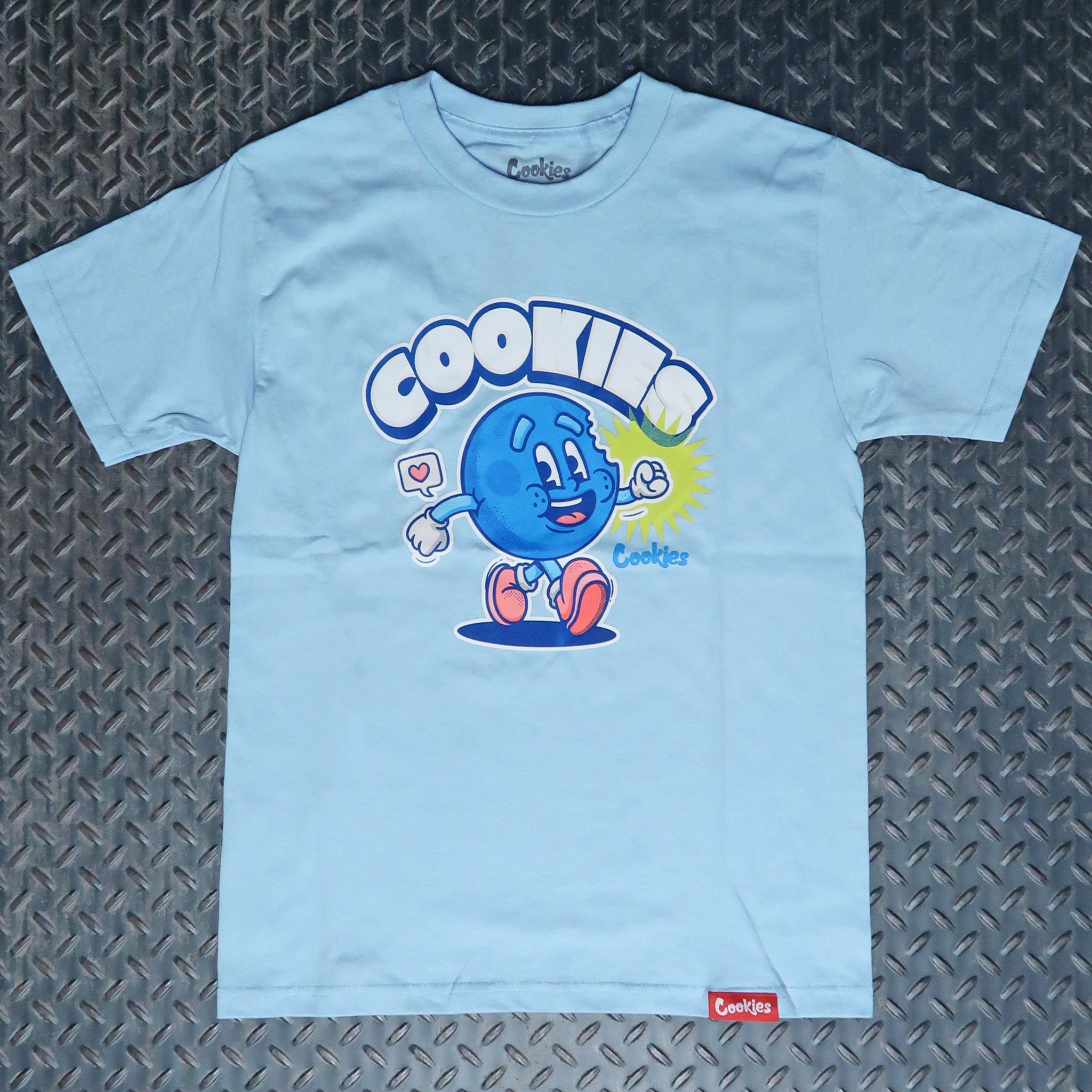 Cookies Mascot T-Shirt Powder Blue CM242TSP35