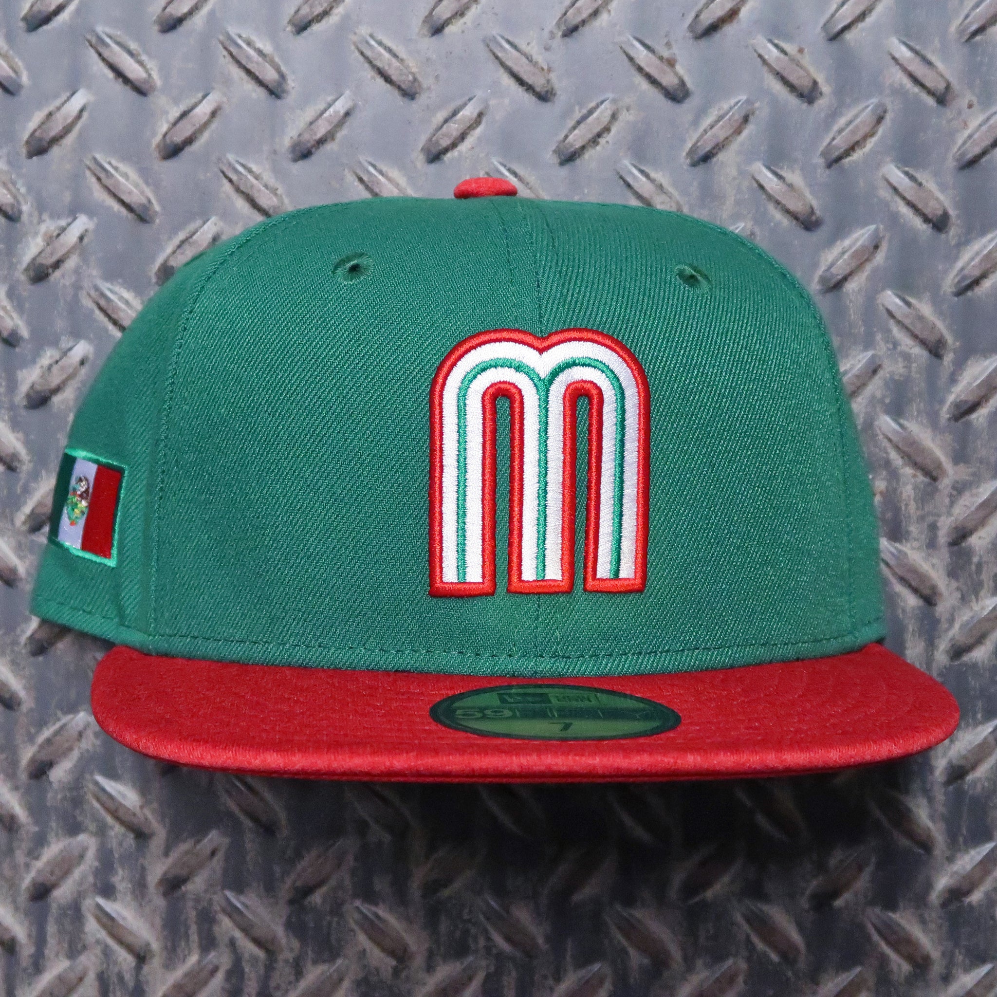 New Era Mexico World Baseball 59FIFTY Fitted Hat Green Red 70850304