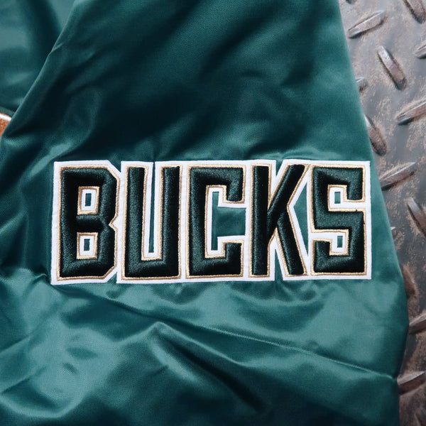 Pro Standard Milwaukee Bucks Mascot Rib Satin Jacket