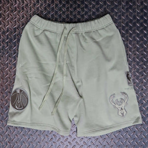 Pro Standard Milwaukee Bucks Neutral Sweatshort Moss BMB358160-MOS