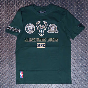 Pro Standard Milwaukee Bucks Area Code T-Shirt Forest Green BMB1515604-FOR