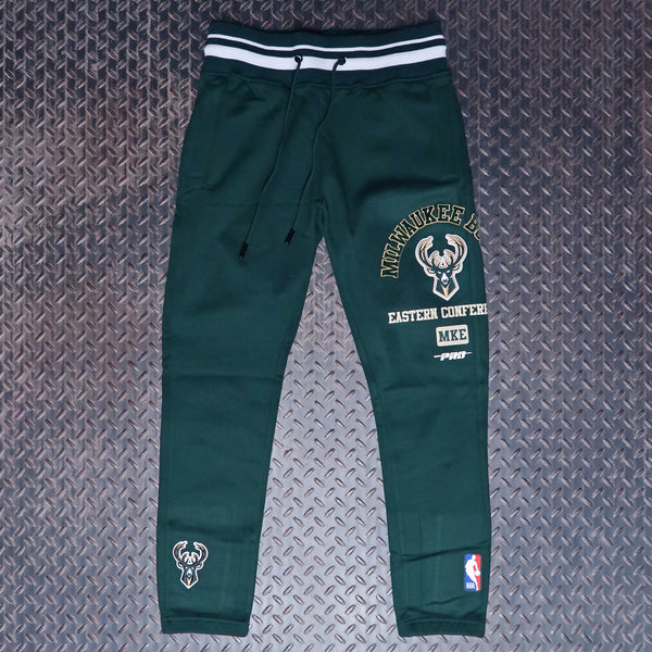 Pro Standard Milwaukee Bucks Area Code Rib Sweatpant Forest Green BMB4515603-FOR