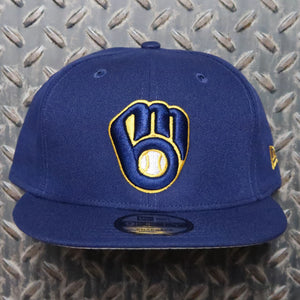 New Era Milwaukee Brewers 9FIFTY Snapback Navy 12344798