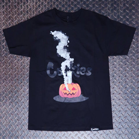 Cookies Pumpkin Bong T-Shirt Black CM243TSP93