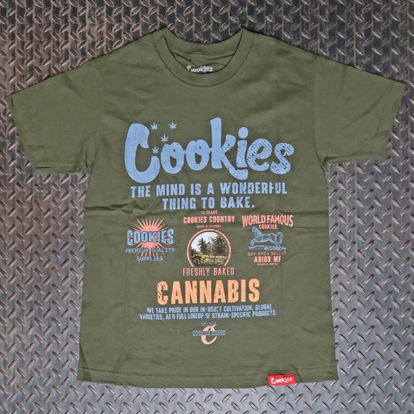 Cookies Workwear T-Shirt Military Green CM243TSP87