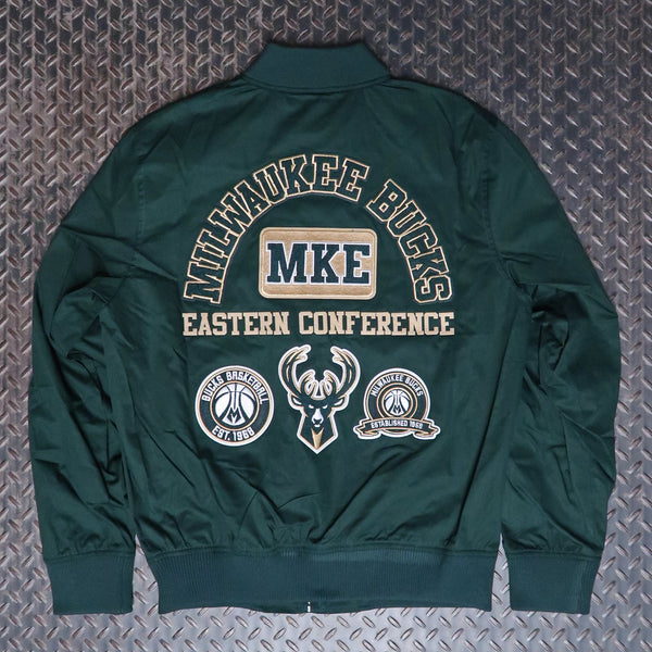 Pro Standard Milwaukee Bucks Area Code Twill Jacket