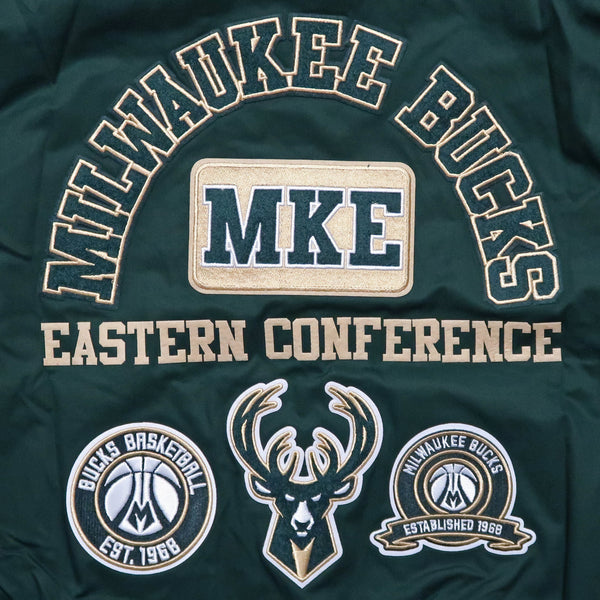 Pro Standard Milwaukee Bucks Area Code Twill Jacket