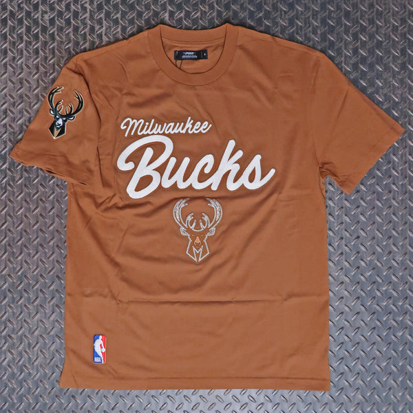 Pro Standard Milwaukee Bucks Paint The City Drop Shoulder T-Shirt Clay BMB1515648-CBR