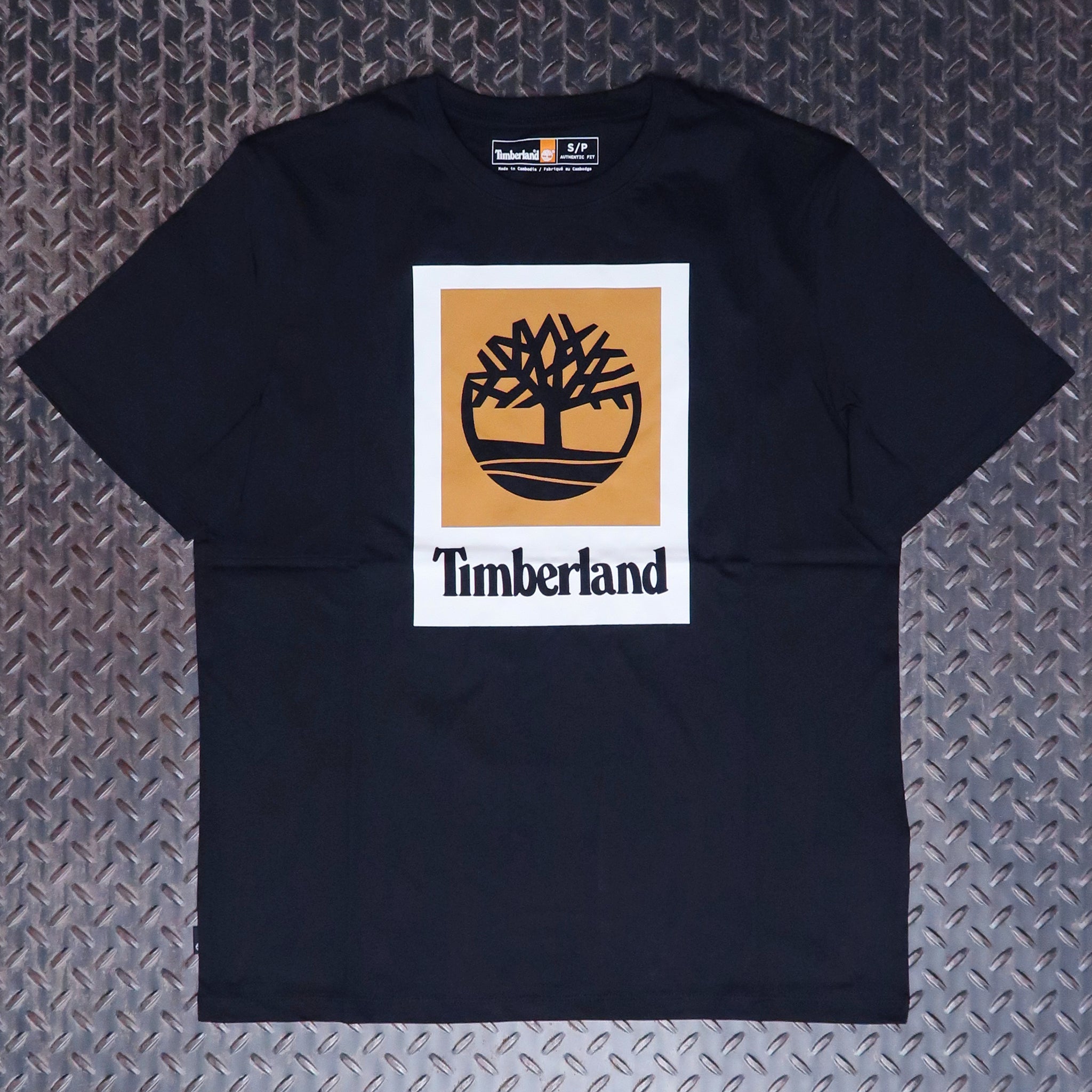 Timberland Square Stack Logo T-Shirt Black TB0A5QS2001