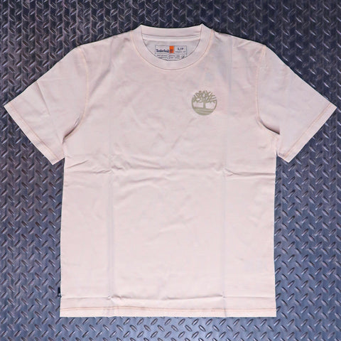 Timberland Merrymack River Garment Dye Back Graphic T-Shirt Angora TB0A6VN6EFL