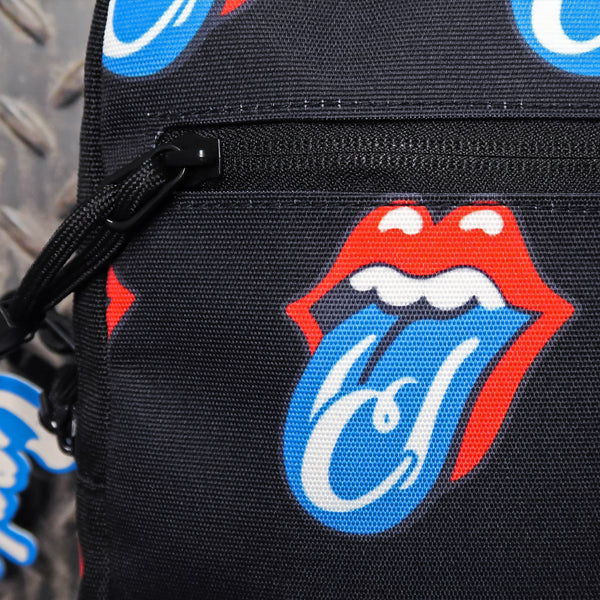 Cookies x Rolling Stones OG Tongue Checkerboard Shoulder Bag