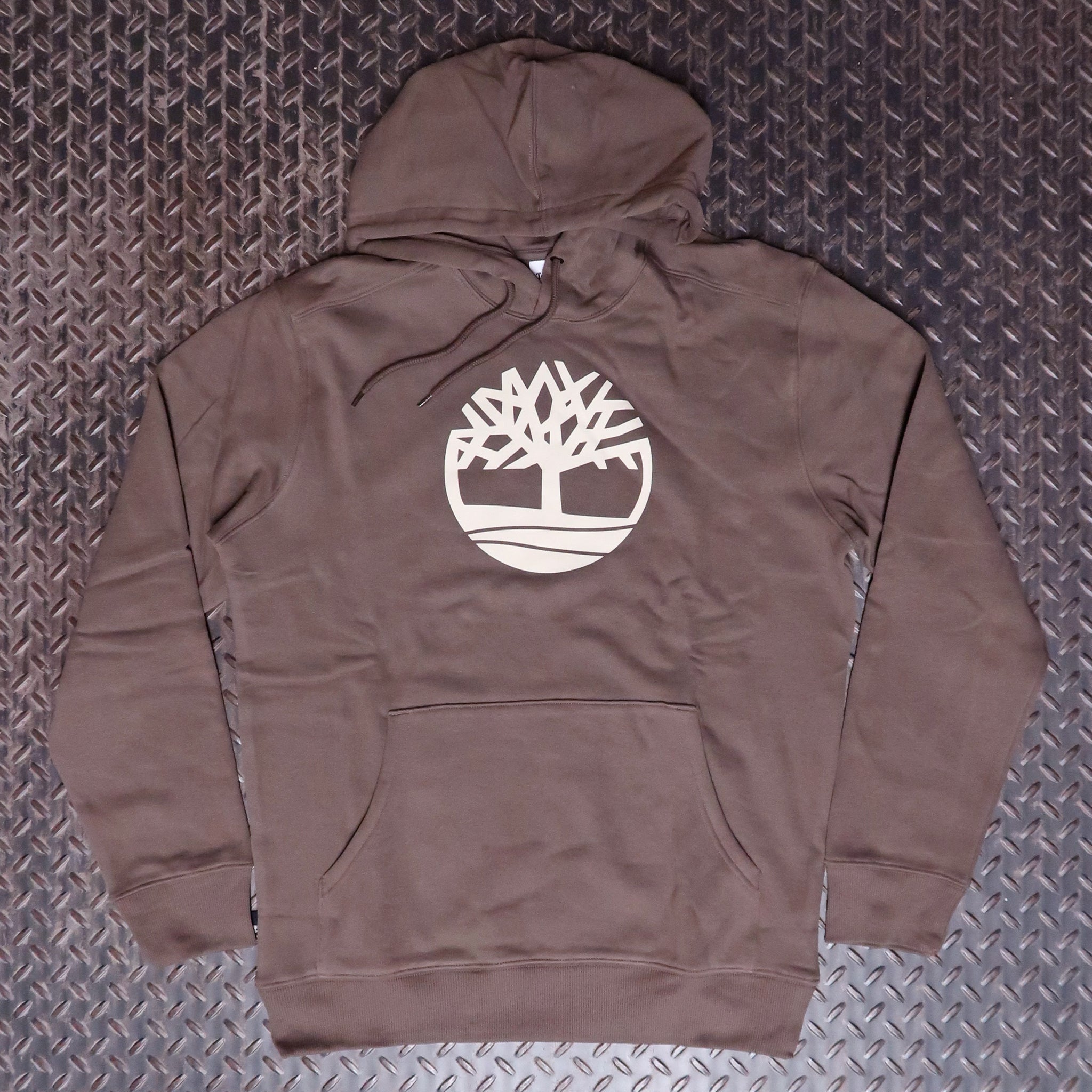 Timberland Tree Logo Pullover Hoodie Chocolate TB0A2BJHBK0