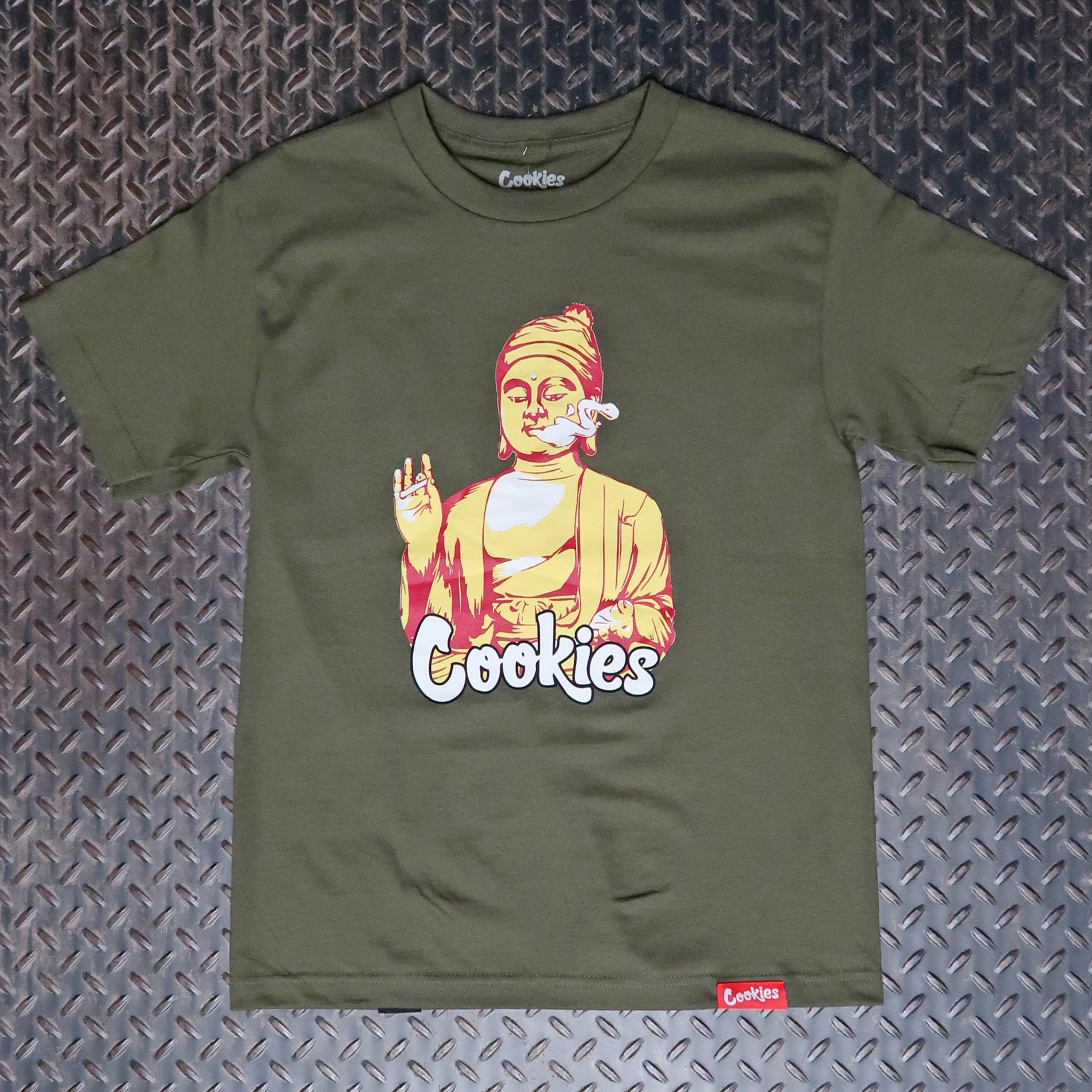 Cookies Buddah T-Shirt Olive CM243TSP06